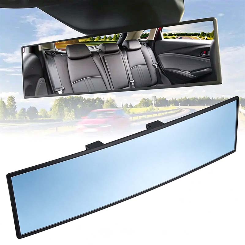 💥Buy 1, Get 1 Free 🚗HD Convex Panoramic Rearview Mirror, Clip-On Car Interior Mirror ☀️