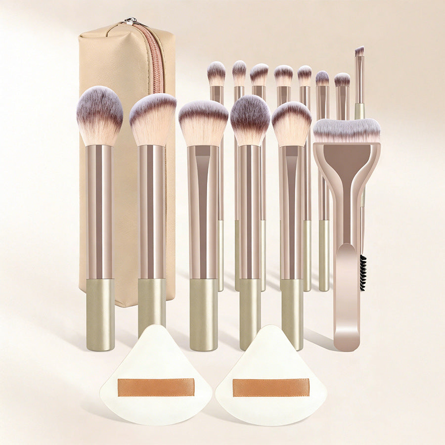 🔥 2026 New 17Pcs Celebrity Makeup Brush Set, Dense Soft Brushes Save Cosmetics for Flawless Makeup