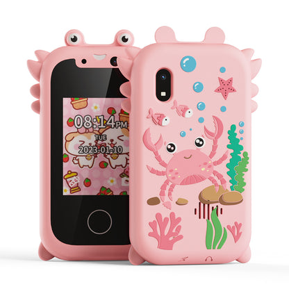 🔥 2026 New Kids Smart Toy Phone with Dual Cameras Touch Screen, Educational Learning Cell Phone Mini Digital Camera, Early Learning Interactive Toy for Toddlers Children