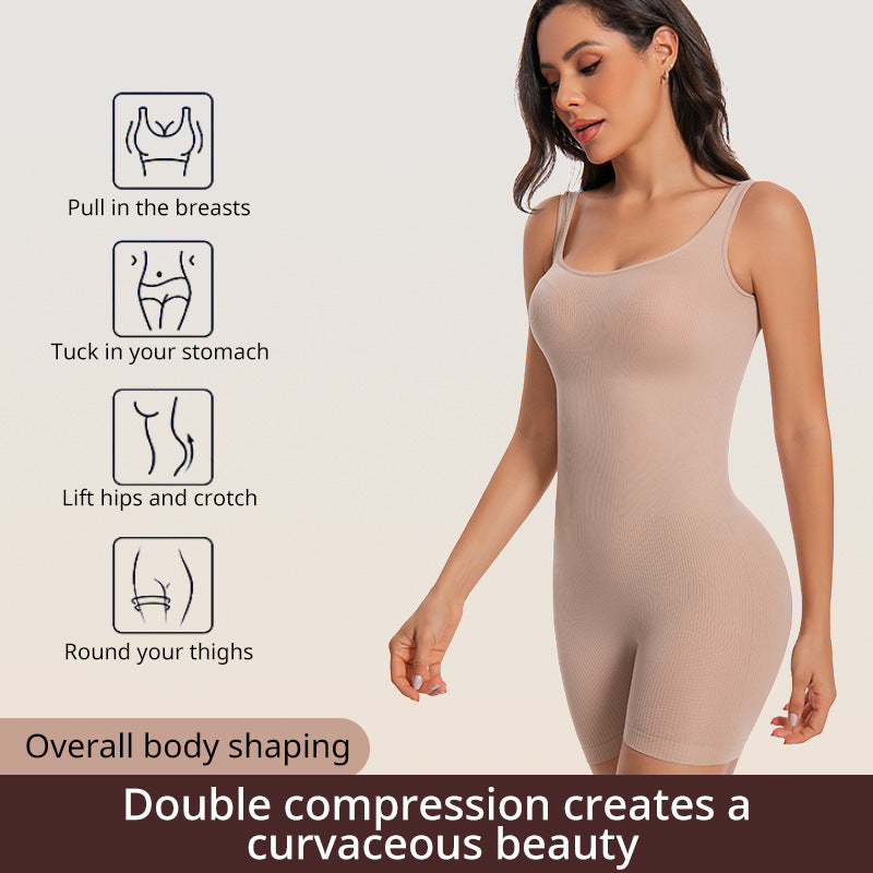 ✨【Buy one, get one free】Plus Size High Stretch Shaping Bodysuit | Tummy Control & Butt Lifting! Wear for Workout or As Outerwear