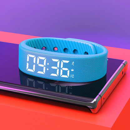 ⏰Silent Vibration Alarm Clock - Wrist-Worn Wake-Up Watch for Heavy Sleepers