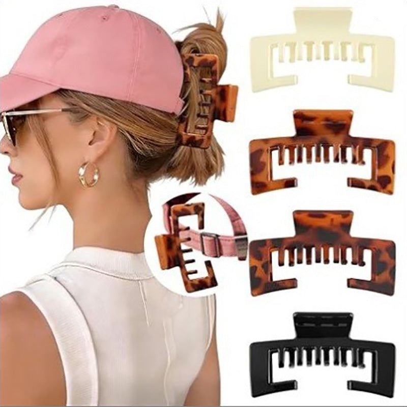 🔥Minimalist Hollow Square Hair Accessory For Women