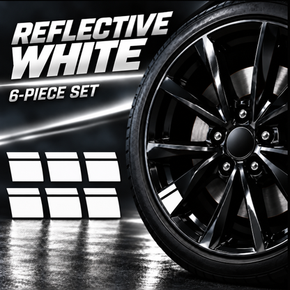 🚗Limited Stock! 6Pcs Car Rim Reflective Stickers, Easy Peel & Stick