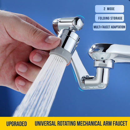 🔥Buy one get one free🚰 1080° Omni Rotation! Robotic Arm Faucet Extender Stop Water Splashing