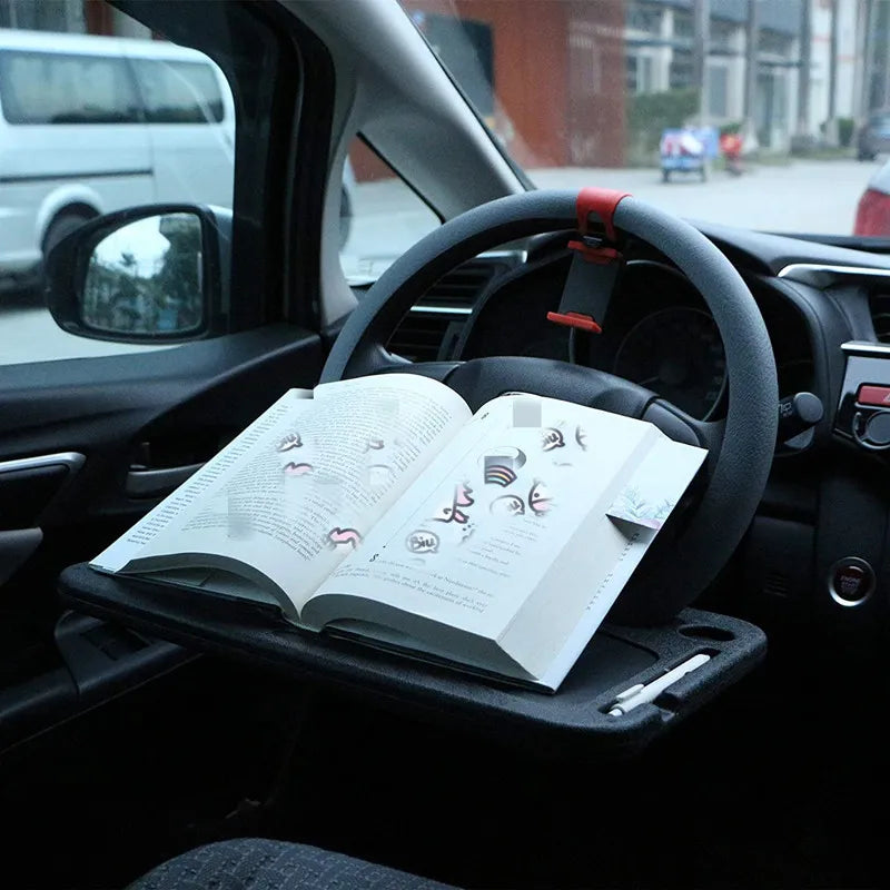🔥Hot Sale🔥Multifunctional Steering Wheel Dining Table Car Steering Wheel Tray