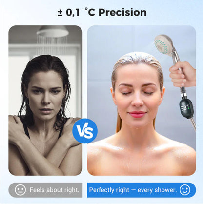 Shower thermometer - Instant digital display, waterproof and easy to install, ensuring shower safety.
