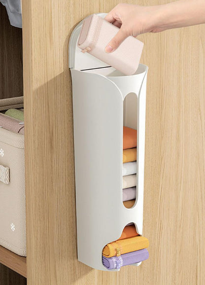 Wall Mounted Pull-Out Underwear and Socks Storage Box
