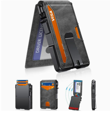 🔥RFID Anti Skimming | Ultra Slim Metal Card Wallet for Men