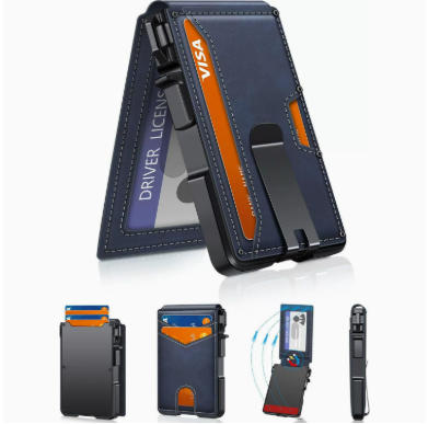 🔥RFID Anti Skimming | Ultra Slim Metal Card Wallet for Men