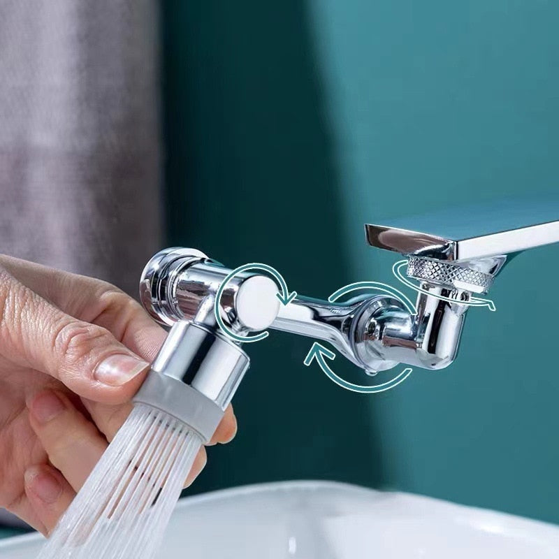 🔥Buy one get one free🚰 1080° Omni Rotation! Robotic Arm Faucet Extender Stop Water Splashing