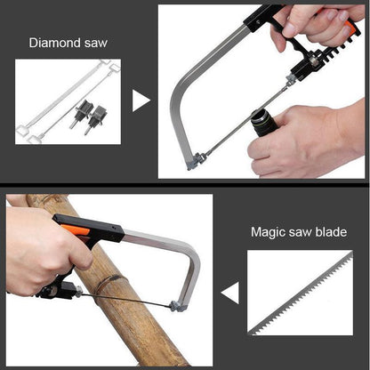 🔥14 Blades In One Saw｜Cut Wood,Metal,Glass & Nails Effortlessly