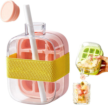 🧊2-in-1 Ice Cube Water Bottle – Make Ice Inside Your Bottle Anytime