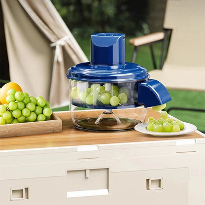 🔥Limited Time Discount Transparent Electric Fruit Vegetable Peeler, One-Touch Automatic Grape Garlic Skin Remover, Visible Food Prep Kitchen Gadget