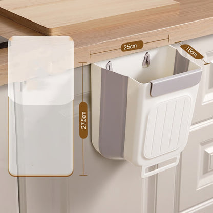 🔥Foldable Kitchen Trash Can – Wall Mounted Space Saving Bin for Easy Cooking & Clean-Up