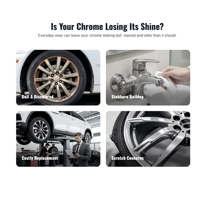 ✨Buy one get one free🚗Metal Chrome Polish & Restorer Paste with Brush