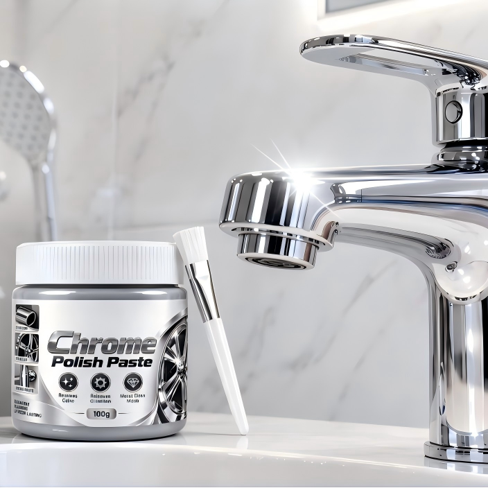 ✨Buy one get one free🚗Metal Chrome Polish & Restorer Paste with Brush