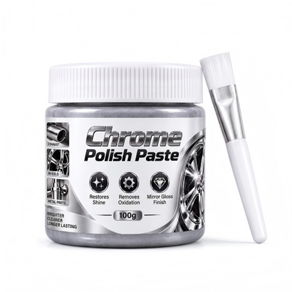 ✨Buy one get one free🚗Metal Chrome Polish & Restorer Paste with Brush
