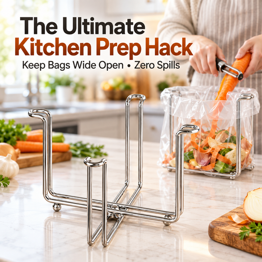 Buy 1 get 1 free✨ The Ultimate Foldable 304 Stainless Steel Trash Bag Holder