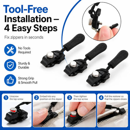 💥Buy 1, Get 1 Free 🔧 Universal Zipper Repair Kit (3-Piece Set) | Quick ...