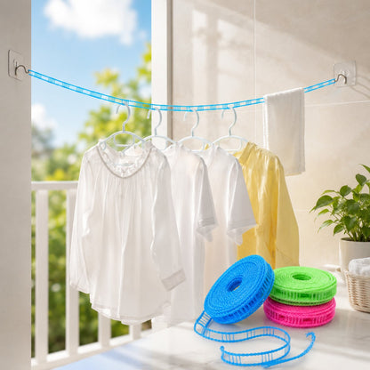 ✨Need a sturdy travel drying line? Heavy-Duty Portable Adjustable Clothesline with Dual Hooks for All Scenes!