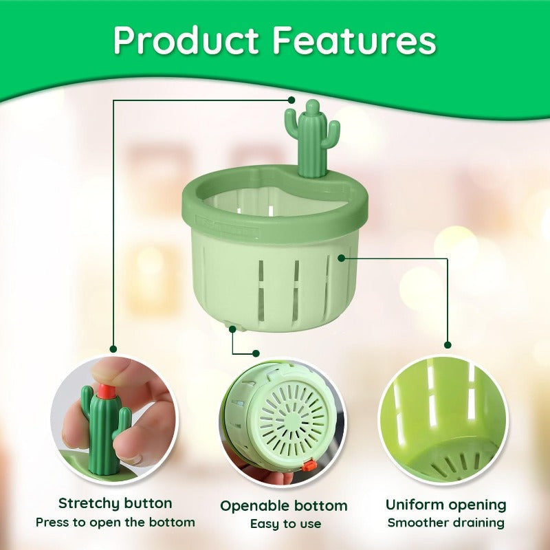 🔥No More Dirty Hands with This Hands-Free Kitchen Sink Strainer