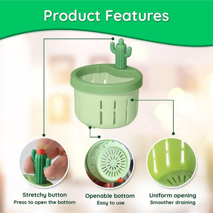 🔥No More Dirty Hands with This Hands-Free Kitchen Sink Strainer