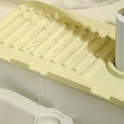 🔥Faucet Splash Guard & Sink Water Drainage Tray