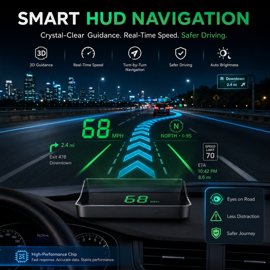 ✨50%off-Stop Looking Down At Your Dash! GPS HUD Speedometer For Safer Driving