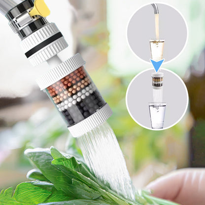 High Efficiency Faucet Water Filter - Improve Tap Water Quality for Drinking Cooking Home Use