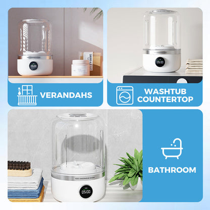 🔥Last Day Sale 50% OFF😍Portable Rechargeable Mini Washing Machine for Underwear！🩲