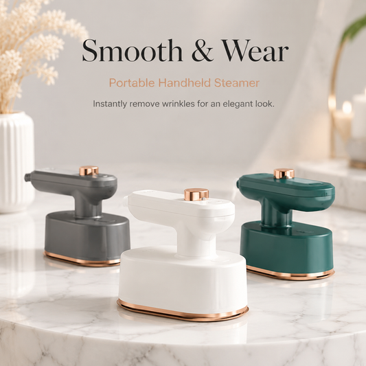 👔Compact 2-in-1 Steamer & Iron for Smooth Clothes Anytime