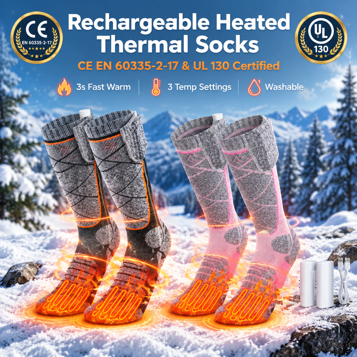 💥50% OFF 🧦Modal-Cotton Heated Thermal Socks