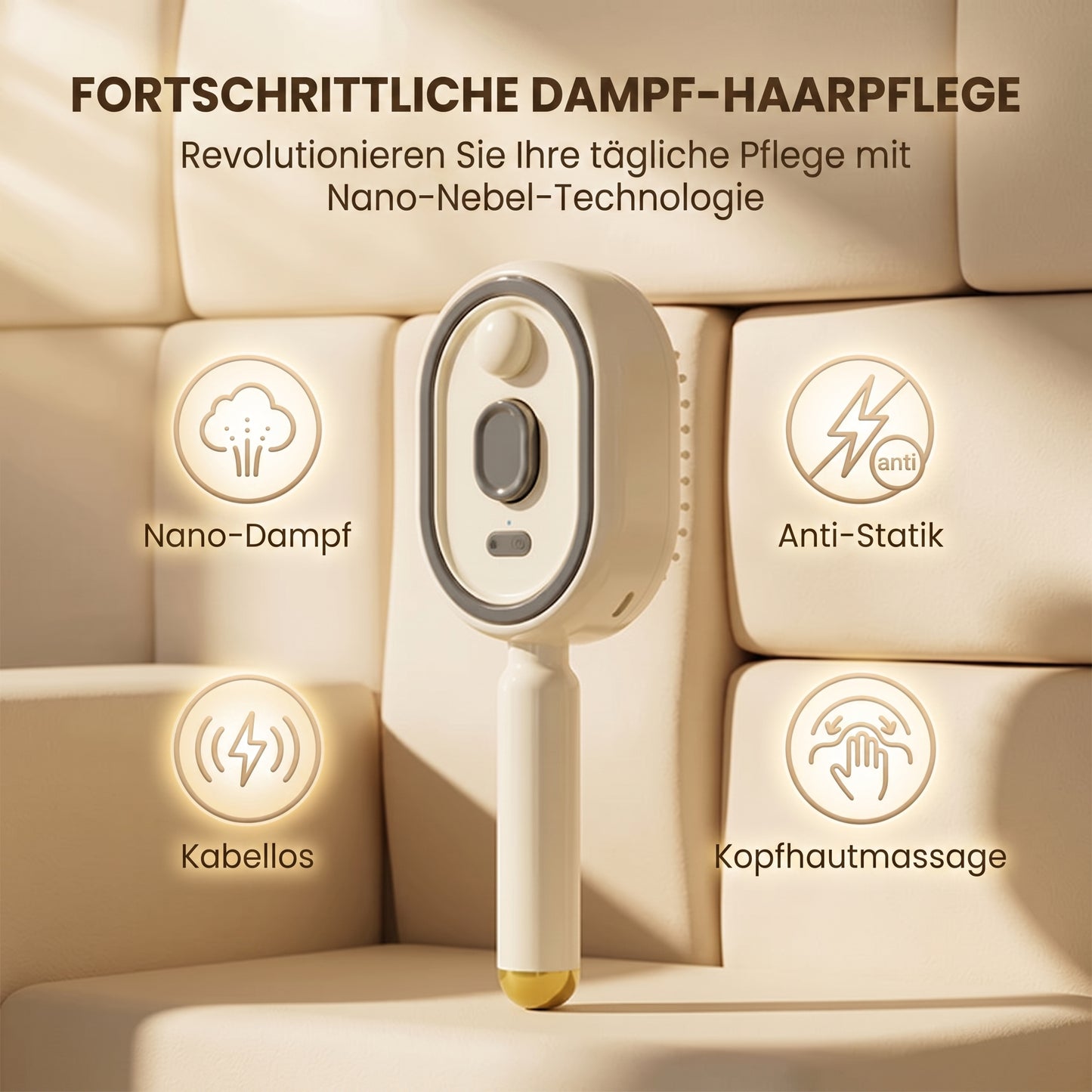 ✨Verabschieden Sie sich von Knoten und Frizz mit dem 5-in-1 Haarpflegekamm