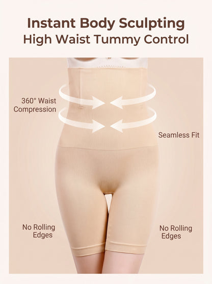 Women's High-Waisted Tummy Control Shaper Shorts