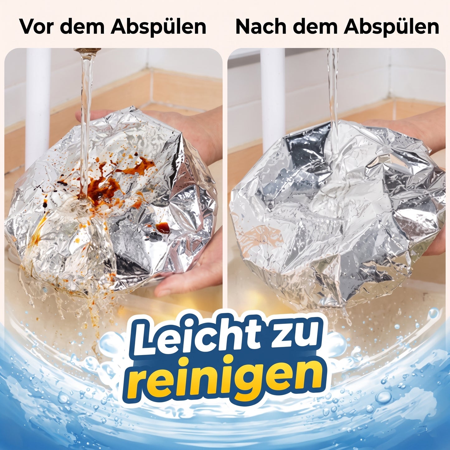 🔥Wiederverwendbare, isolierende Lebensmittelabdeckungen aus Aluminiumfolie – Halten Sie Speisen warm, frisch und geschützt
