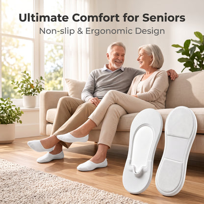 🧦6/10/20pairs Cushioned No-Show Socks with Padded Support Cushioned socks For Seniors