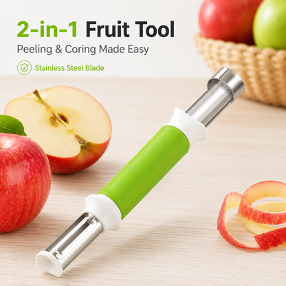 🍎2-in-1 Apple Corer & Peeler – The Kitchen Gadget Everyone Is Obsessed With
