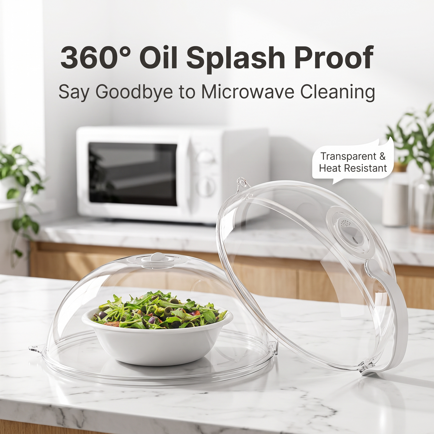 🔥 50% OFF🌟Microwave Splash-Proof Food Cover