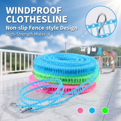🔥Hot Sale - 50% OFF🔥Windproof Non-Slip Clothesline