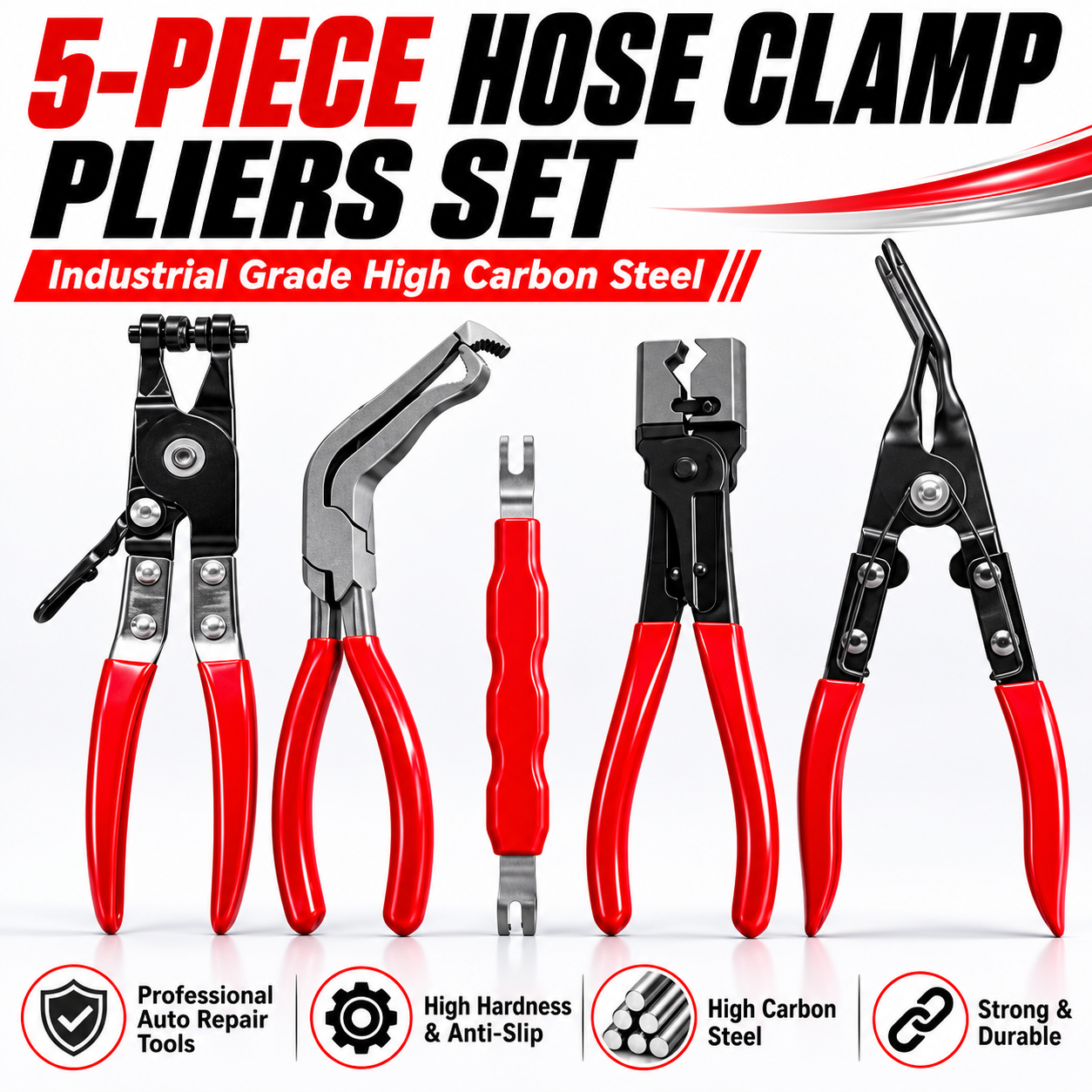 🎁FathersDayGifts🚙 5PC Automotive Electrical Disconnect & Trim Clip Pliers Set