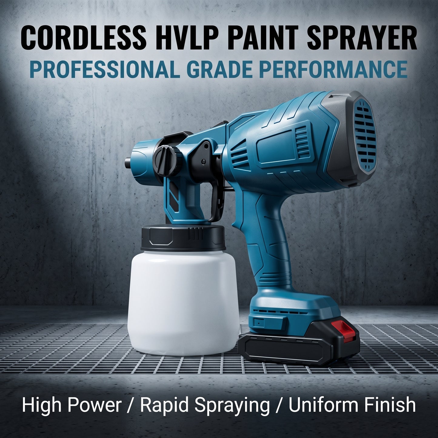 🔥Cordless HVLP Paint Sprayer For Smooth Professional Finish DIY Home Painting Made Fast Easy And Even