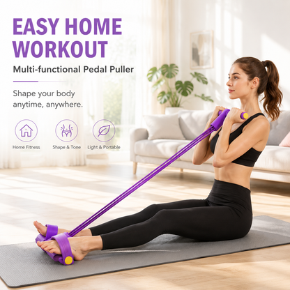 🔥 50% OFF + BUY 1 GET 1 FREE！Fitness Resistance Bands-6 Tube Pedal Ankle Puller