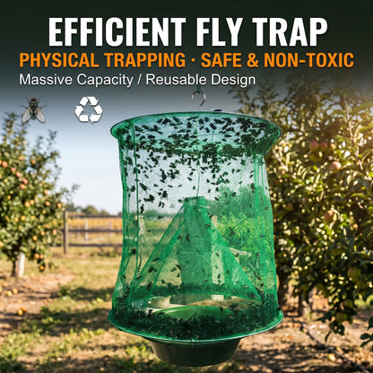 Fast Fly Catcher- 100% Non Toxic - Reusable