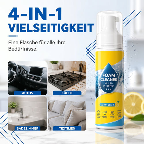 ✨Kraftvoller Enzym-Schaumreiniger – Entfernt Hartnäckige Flecken auf Fast Allen Oberflächen