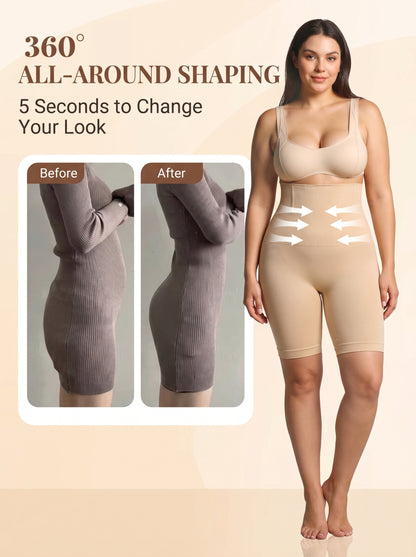Women's High-Waisted Tummy Control Shaper Shorts