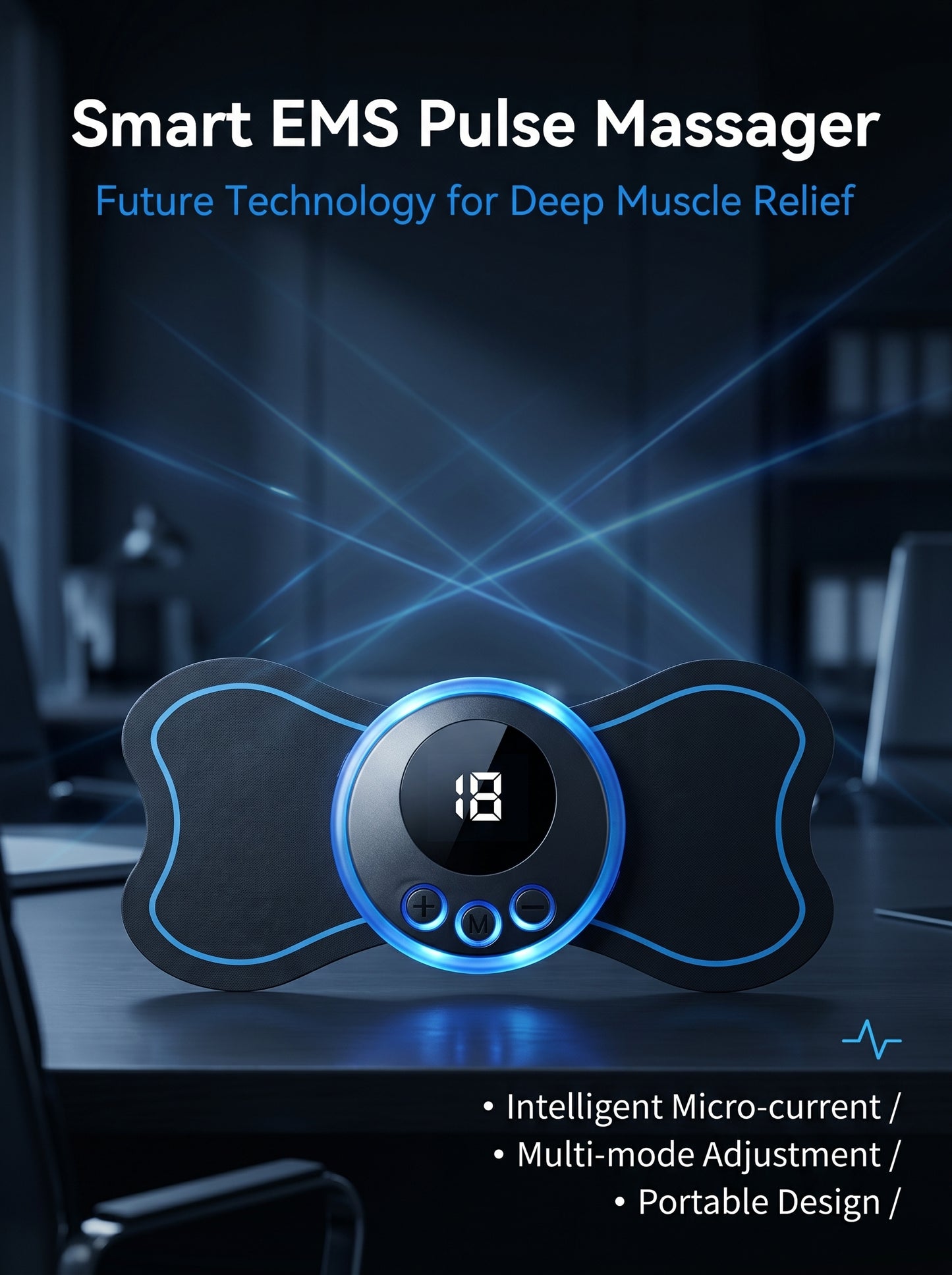 🔥Limited quantity, while supplies last! 🎉 Mini Low-Frequency Pulse Massager