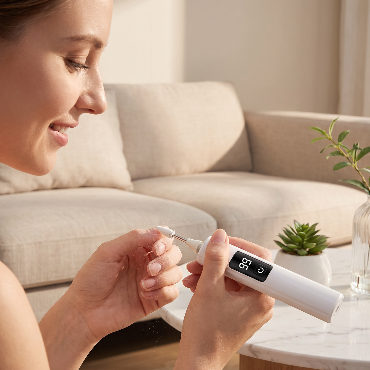 🔥 Over 100,000 sold monthly—limited-time half-price offer! ✨ Professional electric nail drill—combines filing, shaping, dead skin removal, and buffing in one.
