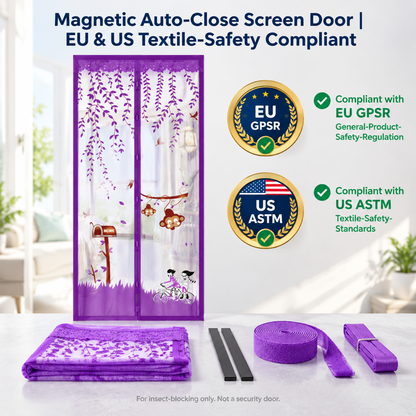 💥50% OFF🦟Drill-free magnetic mesh screen door (mosquito curtain)
