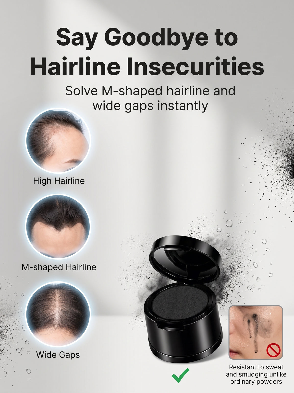 🔥30‑Second Hair Fix! Fill Sparse Hairline & Roots With This Magic Powder