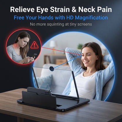 💥Last day, 50% off 🔥Multi-functional Phone Screen Magnifier and Eye Protection Stand